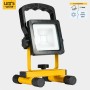 LED Arbeitsleuchte, aufladbar, 7W, 700lm, 6500K, IP54, schwarz-gelb.