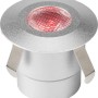 LED-Bodeneinbauleuchte Budoni RGB, runde Aluminium-Leuchte für den Außenbereich.