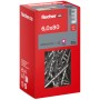 Fischer PowerFast II A2 Holzschrauben, Senkkopf, 6x80 mm, 35 Stück im roten Karton.