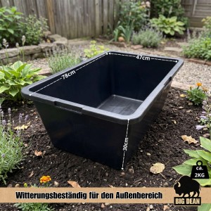 BigDean Campingtisch Faltbar Mit 2 Getränkehaltern Schwarz Belastbar 30 kg