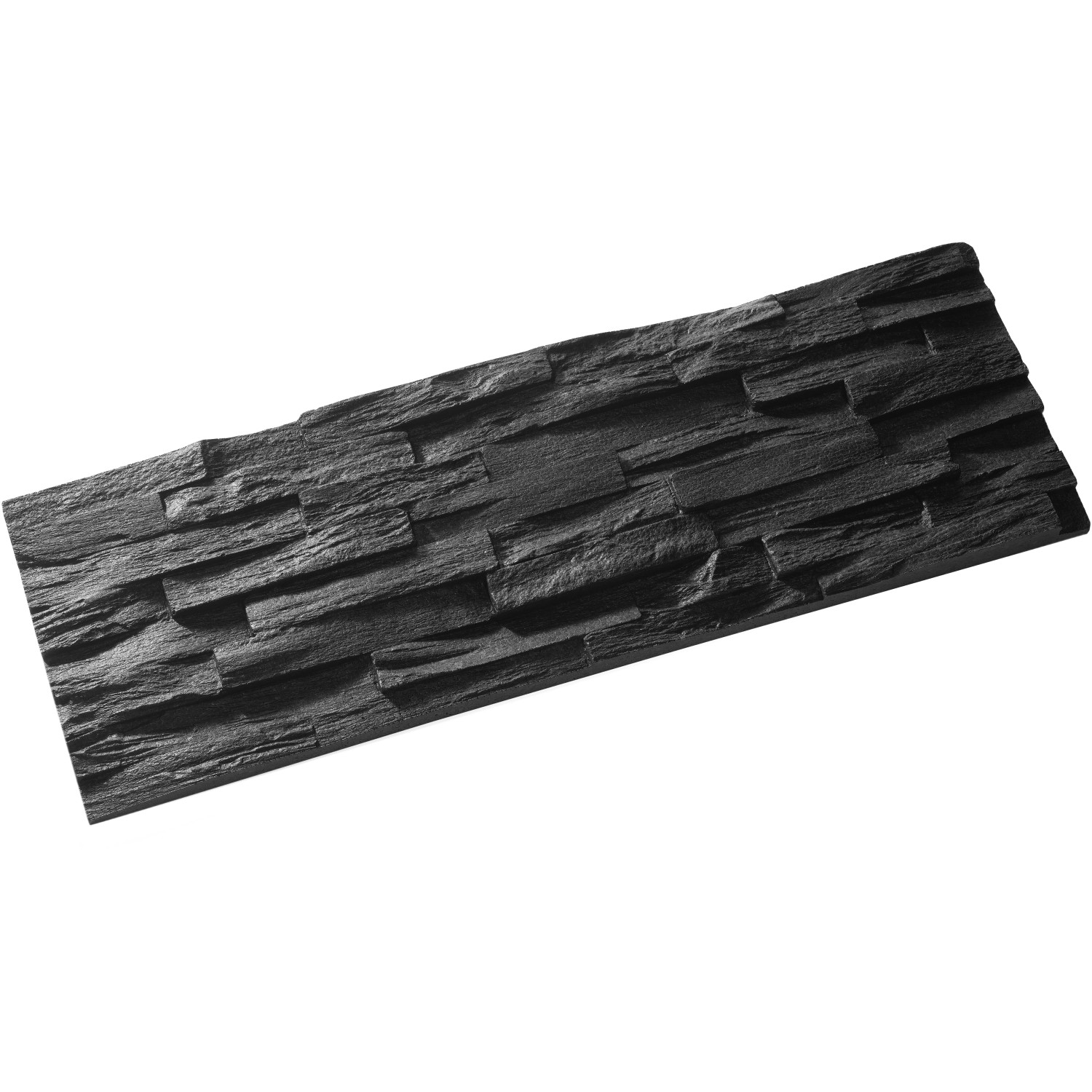 Rebel of Styles Verblender Porto Black EPS, Wandverkleidung in Steinoptik, schwarz.