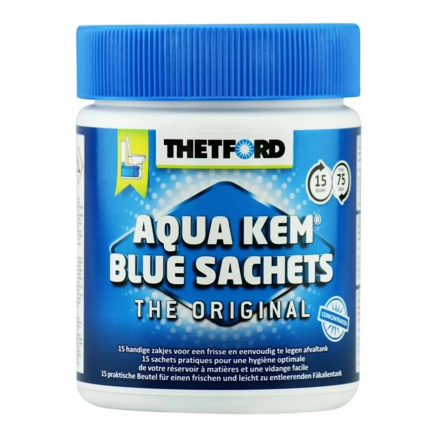 Thetford Aqua Kem Blue Dosierbeutel 15 Stück 375 g