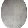 Sanilo WC-Sitz Betonoptik, Toilettendeckel aus Holz, stabil und hochwertig.