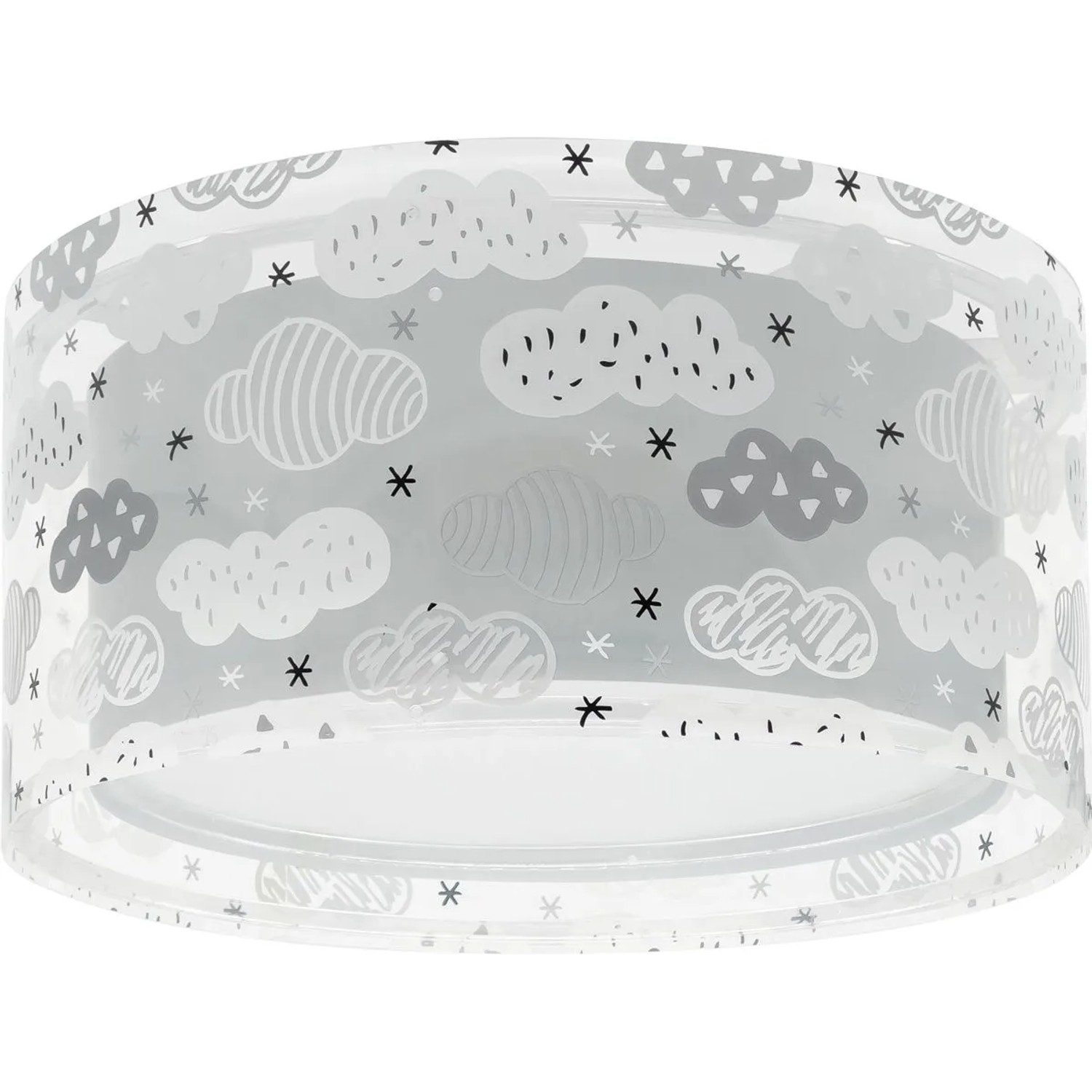 Dalber Deckenleuchte Kinder Wolke Grau