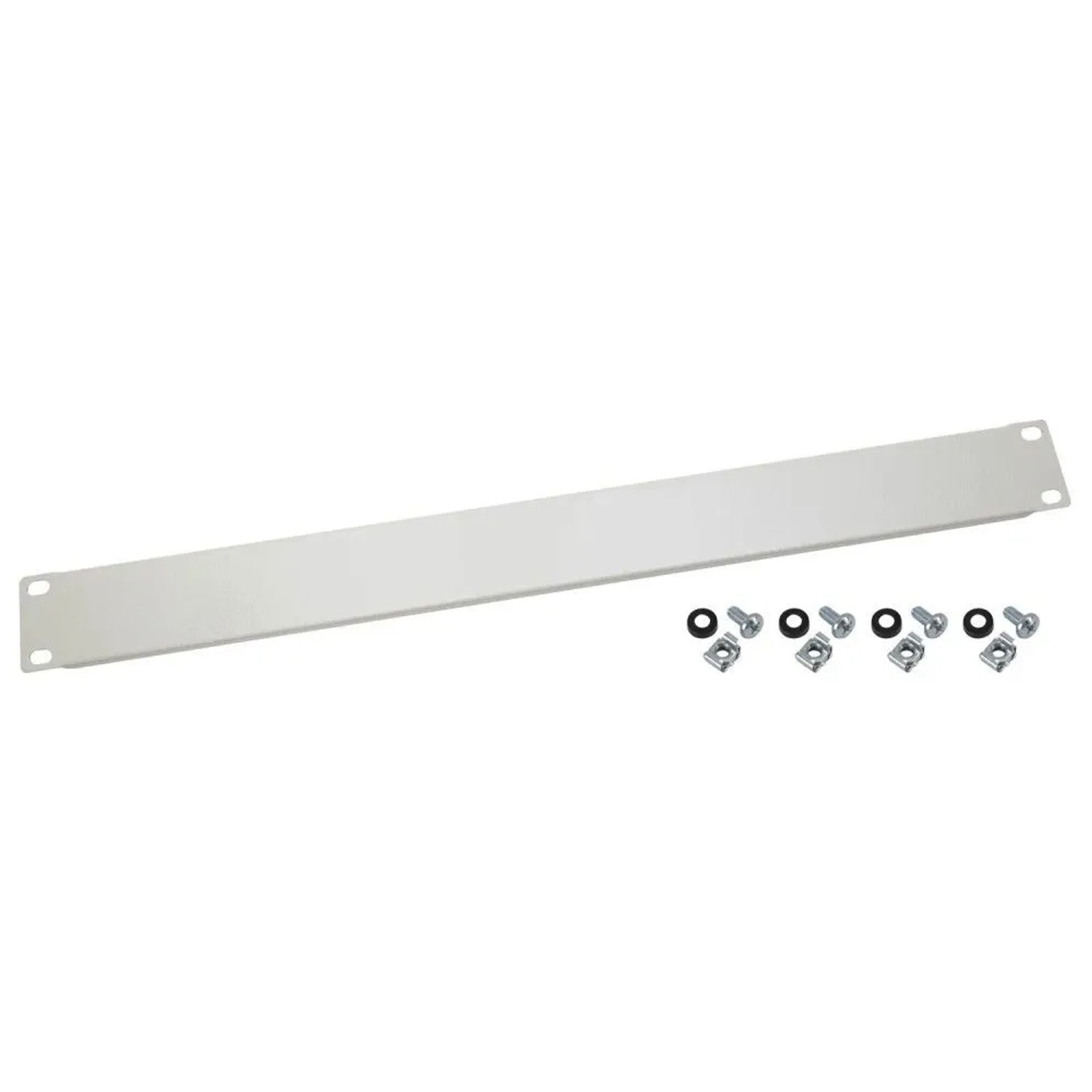HMF 66470 Blindabdeckung für Serverschrank 19 Zoll 1 HE Lichtgrau