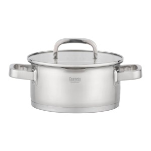 Gourmesto Kochtopf Silver Line Edelstahlfarben &Oslash ca. 20cm