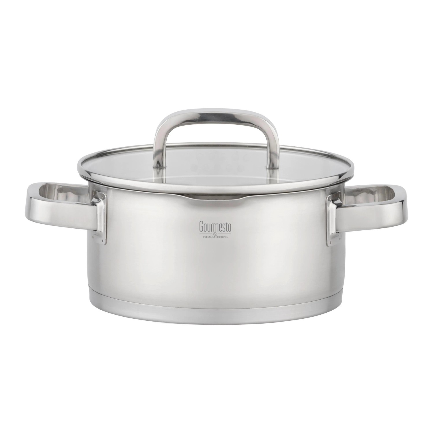 Gourmesto Kochtopf Silver Line Edelstahlfarben Ø ca. 20cm