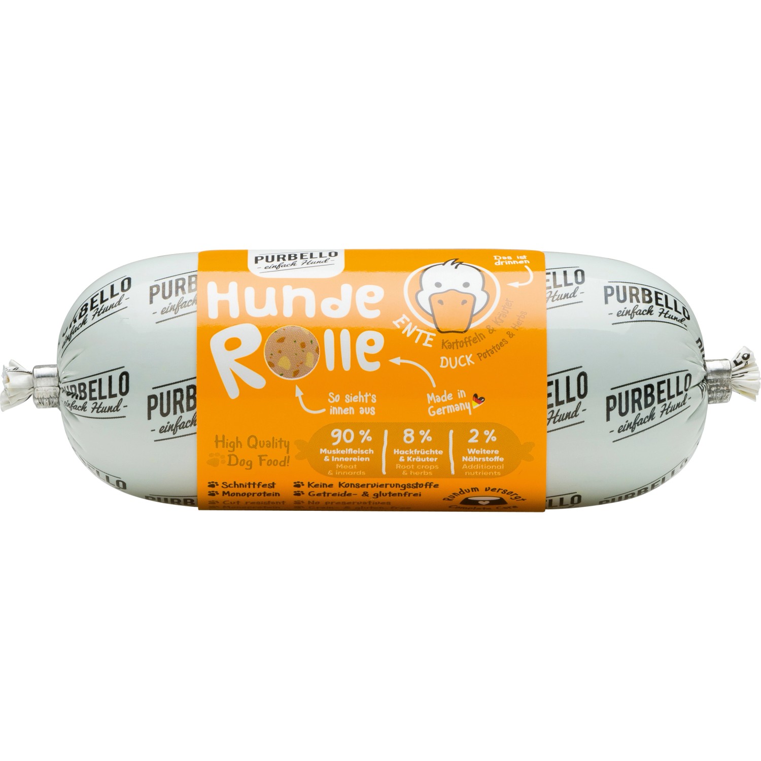 Purbello Hunderolle Ente mit Kartoffeln/Kräutern 200 g