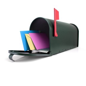 Banjado® Amerikanischer Briefkasten - US Style Mit Jagende Katze Motiv 51x22x17cm