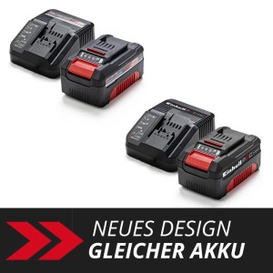 Einhell Power X-Change Starter-Kit mit Akku und Ladegerät 18 V 4 Ah