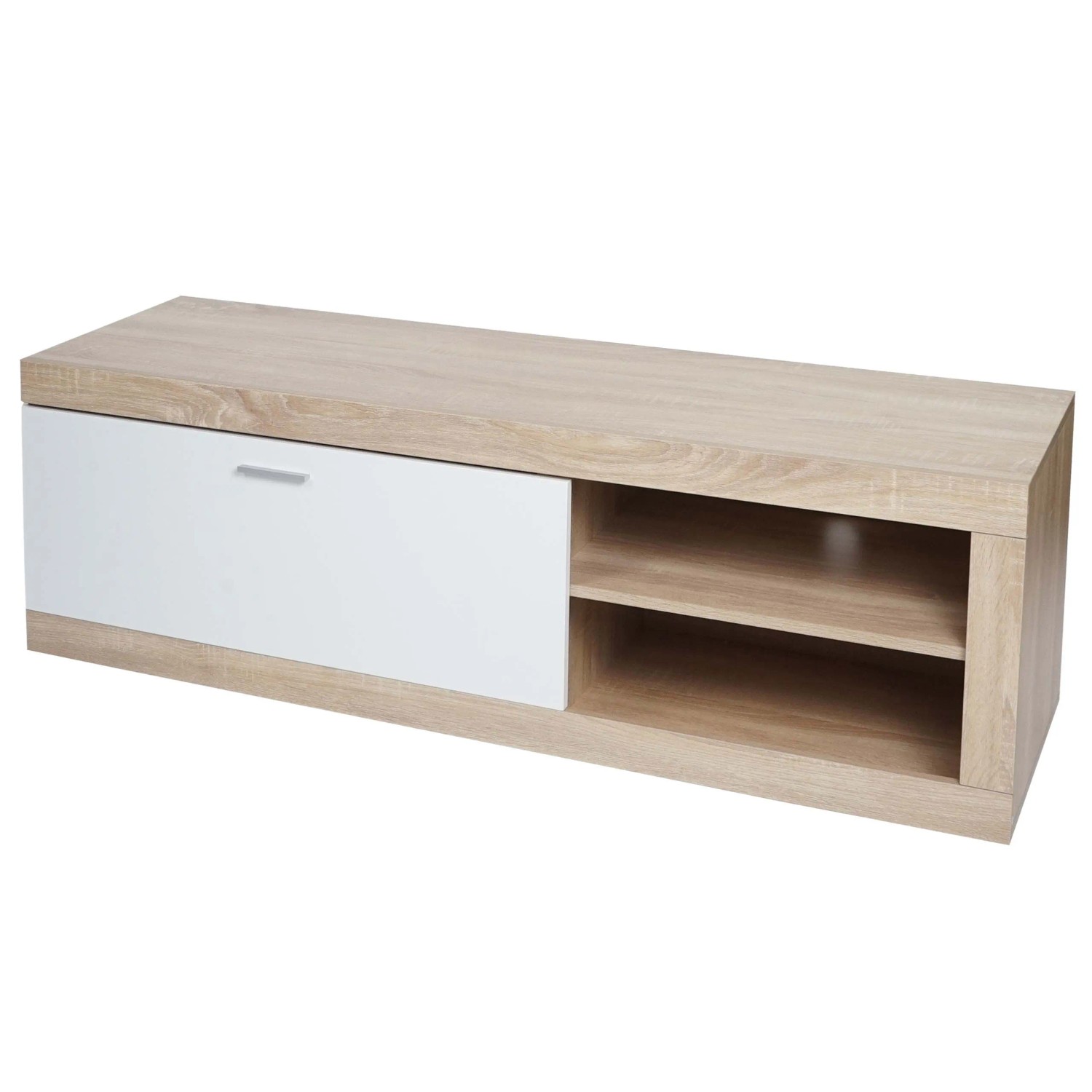 Mcw Tv-Rack L33 Holz 43x140x41cm Staufach Eiche-Optik