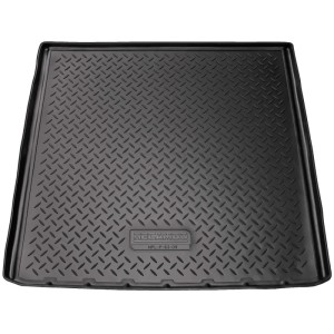 Schwarze Gummi Kofferraumwanne für Opel Astra J Sports Tourer (2010-2015), passgenau.