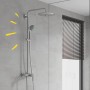 Grohe QuickFix Duschsystem Vitalio Joy 260 mit Kopf- und Handbrause, Wandmontage.