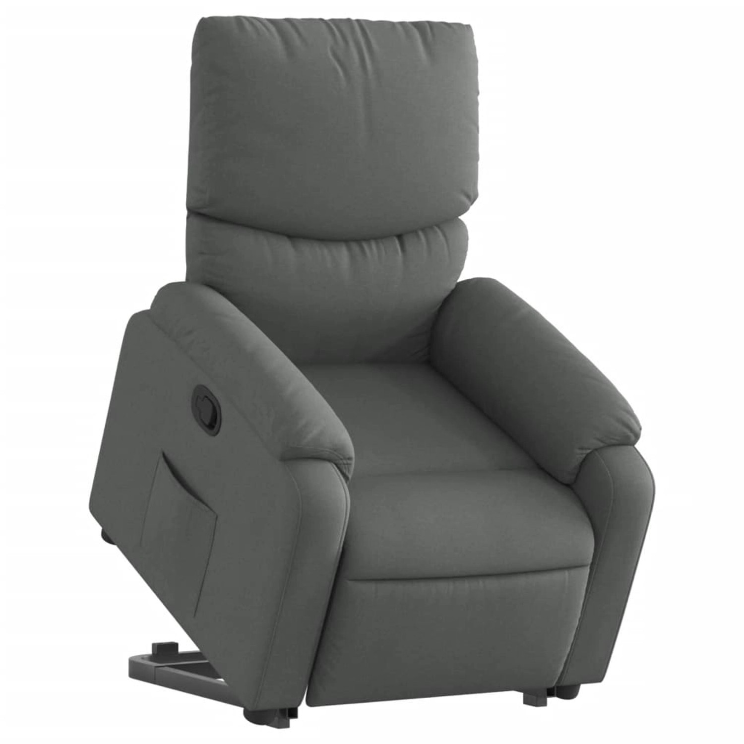 vidaXL Relaxsessel mit Aufstehhilfe Dunkelgrau Stoff Modell 14 günstig online kaufen