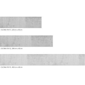 Myspotti Küchenrückwandfolie in Betonoptik, selbstklebend, verschiedene Größen.