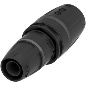 Tecelogo Push Kupplung, reduziert von 25 mm auf 16 mm, aus robustem PPSU-Kunststoff.