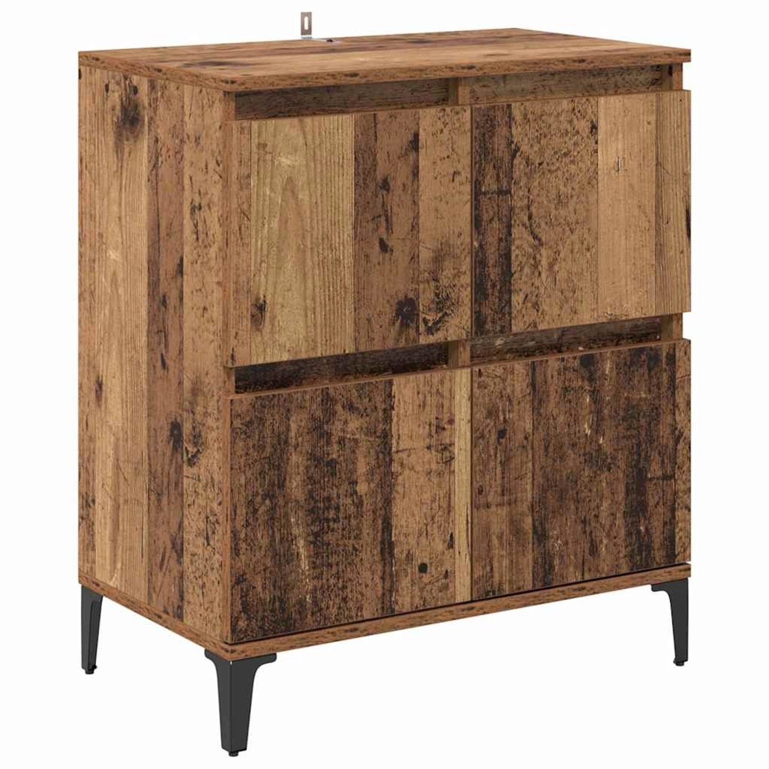 vidaXL Sideboard Altholz 60 x 35 x 70 cm Verbundholz und Eisen 881266 günstig online kaufen