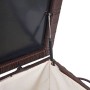 Proregal Poly-Rattan Kissenbox HxBxT 51x100x50cm Premium Braun 170L Gartentruhe Auflagenbox Truhe_5