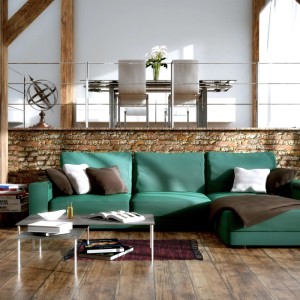 Bordeaux-farbener Relaxdays Flickenteppich aus Baumwolle und Leder, 60x100 cm, rutschfest.