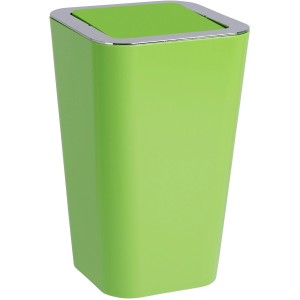 Wenko Kosmetikeimer Candy Green, 6 l, mit Schwingdeckel und Chromrand.