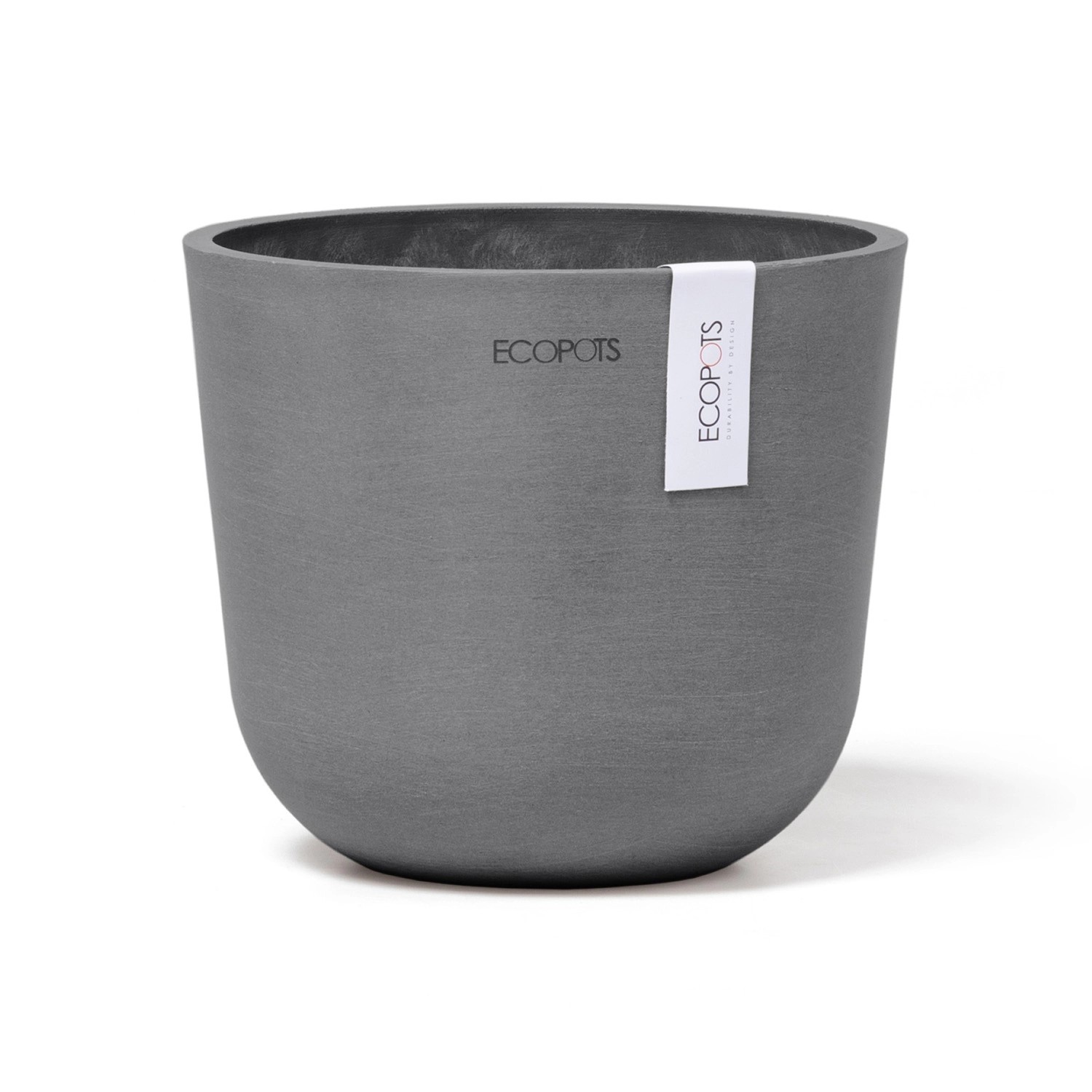 Ecopots Pflanztopf Oslo Mini Grau 16 cm x 14 cm