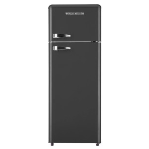 Wolkenstein Kühl-Gefrierkombination GK212.4RT B, Schwarz Matt, freistehend.