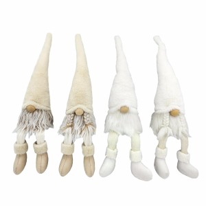 Boltze Kantenhocker Tanyo, 4-fach sortiert, mehrfarbig. Weihnachtsdekoration mit Wichtel-Figuren.