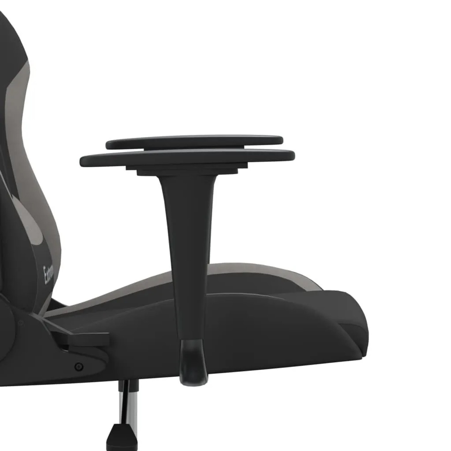 vidaXL Gaming-Stuhl mit Massagefunktion Schwarz und Hellgrau Stoff 345470_10
