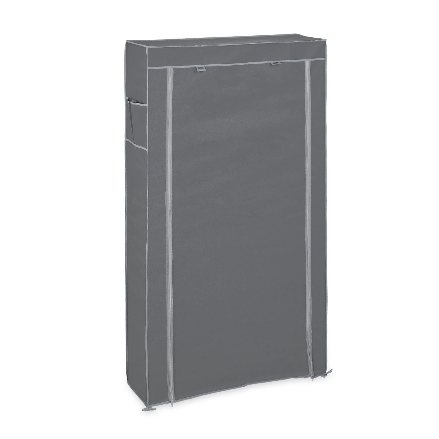 Relaxdays Schuhschrank Vliesstoff Anthrazit mit 9 Fächern 158 cm x 86 cm x 30 cm 2,6 kg