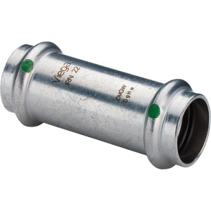 Viega Sanpress Inox Schiebemuffe 2315.5, Ø 22 mm, für Edelstahlrohr-Verbindungen.