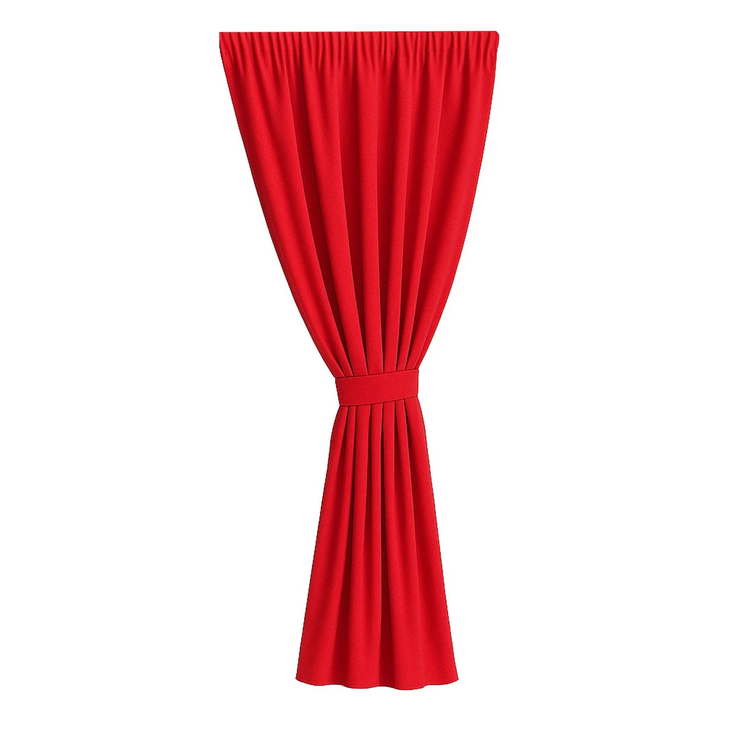 Setgarden Curtain Garden Outdoor Vorhang 155 × 220 cm – Balkon Vorhang 1tlg Rot