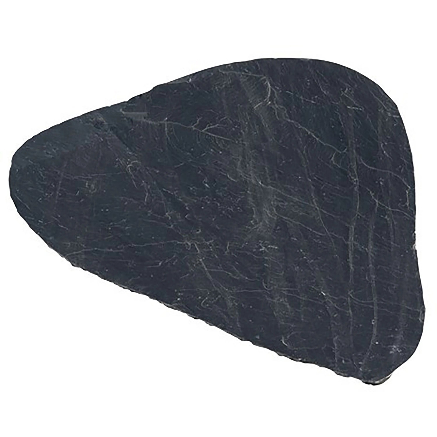 Schiefer-Trittplatte Graphit-Schwarz Ø 30-50 cm x H 2 cm