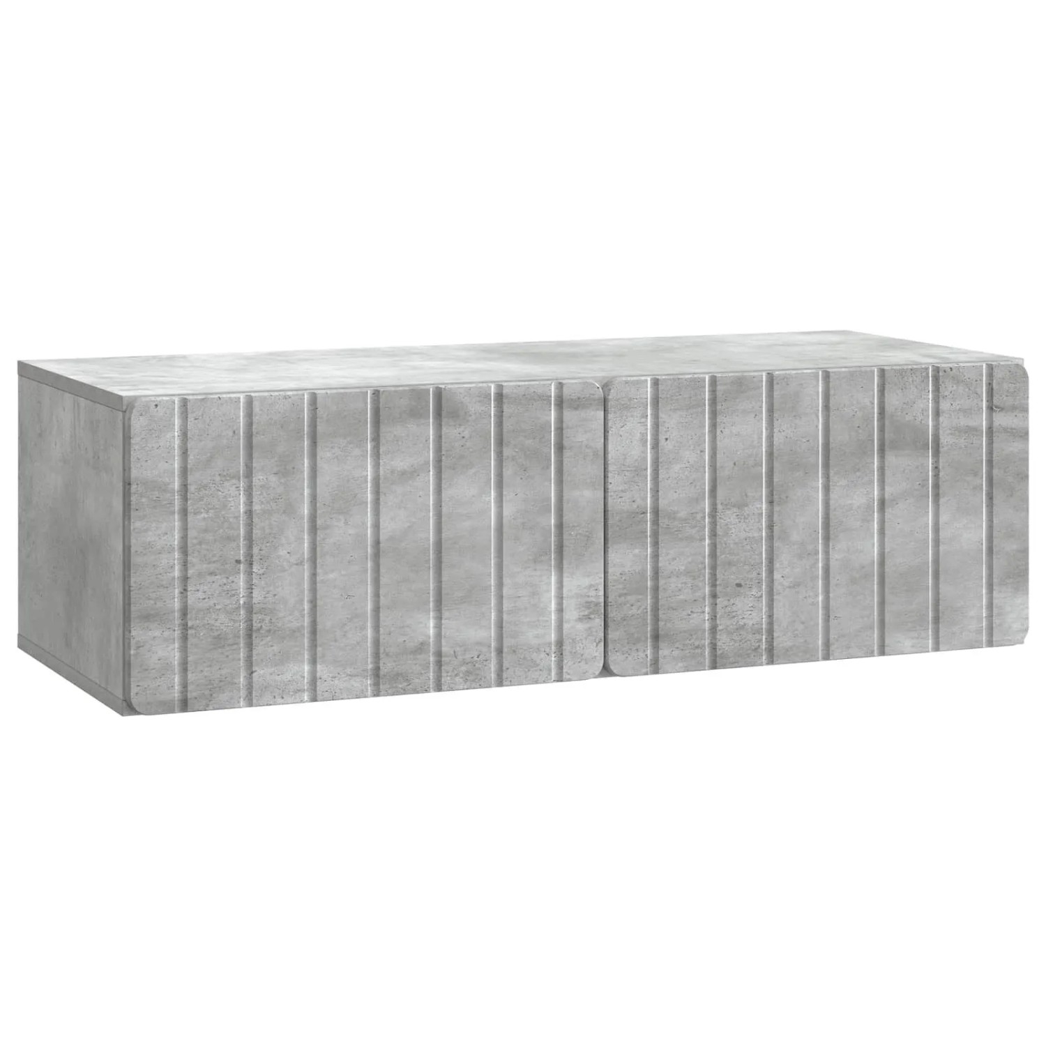 vidaXL Wandmontierter TV-Schrank Betongrau 98 x 41 x 30 cm 898358
