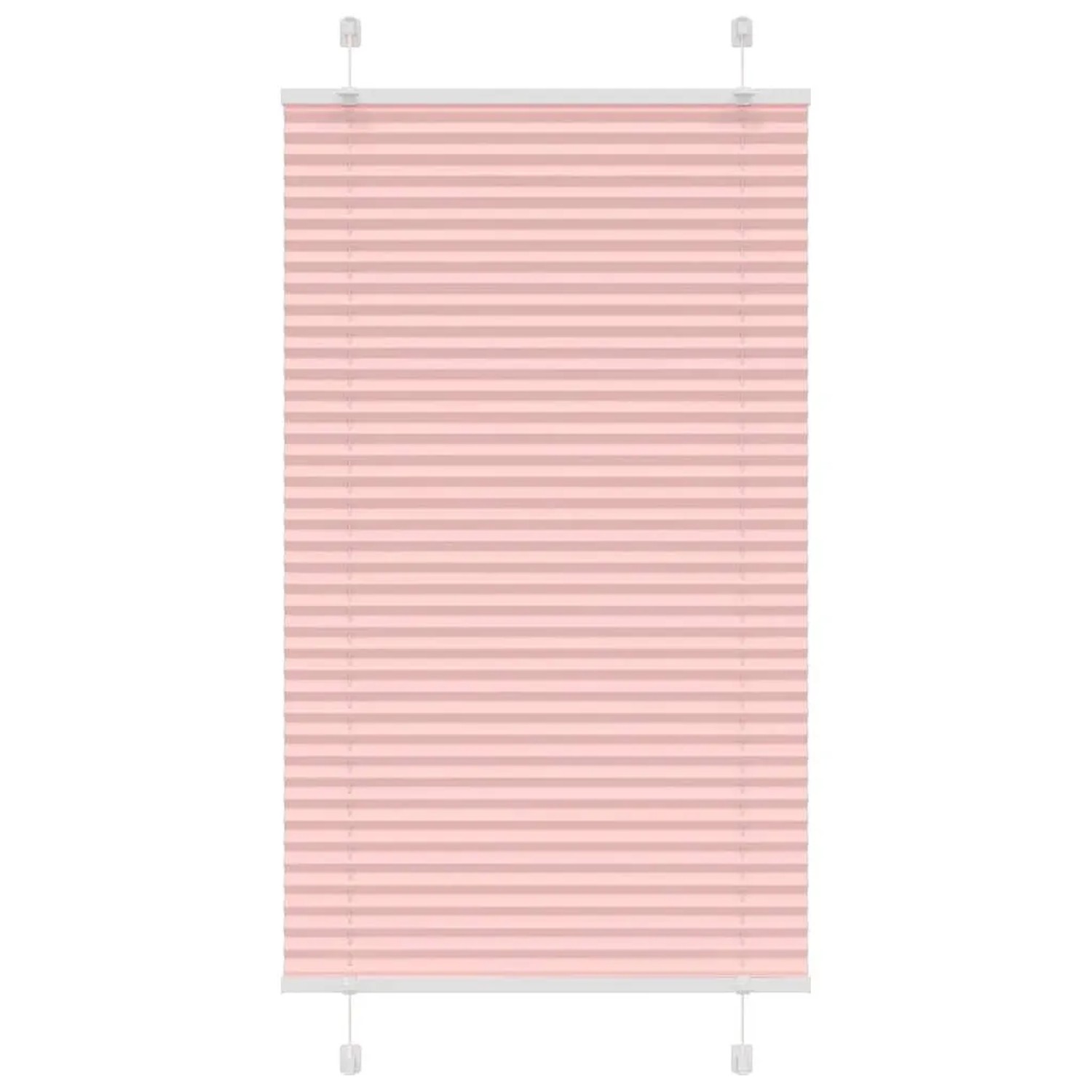 vidaXL Plissee Rosa 80x150 cm Stoffbreite 79,4 cm Polyester 4015445 günstig online kaufen