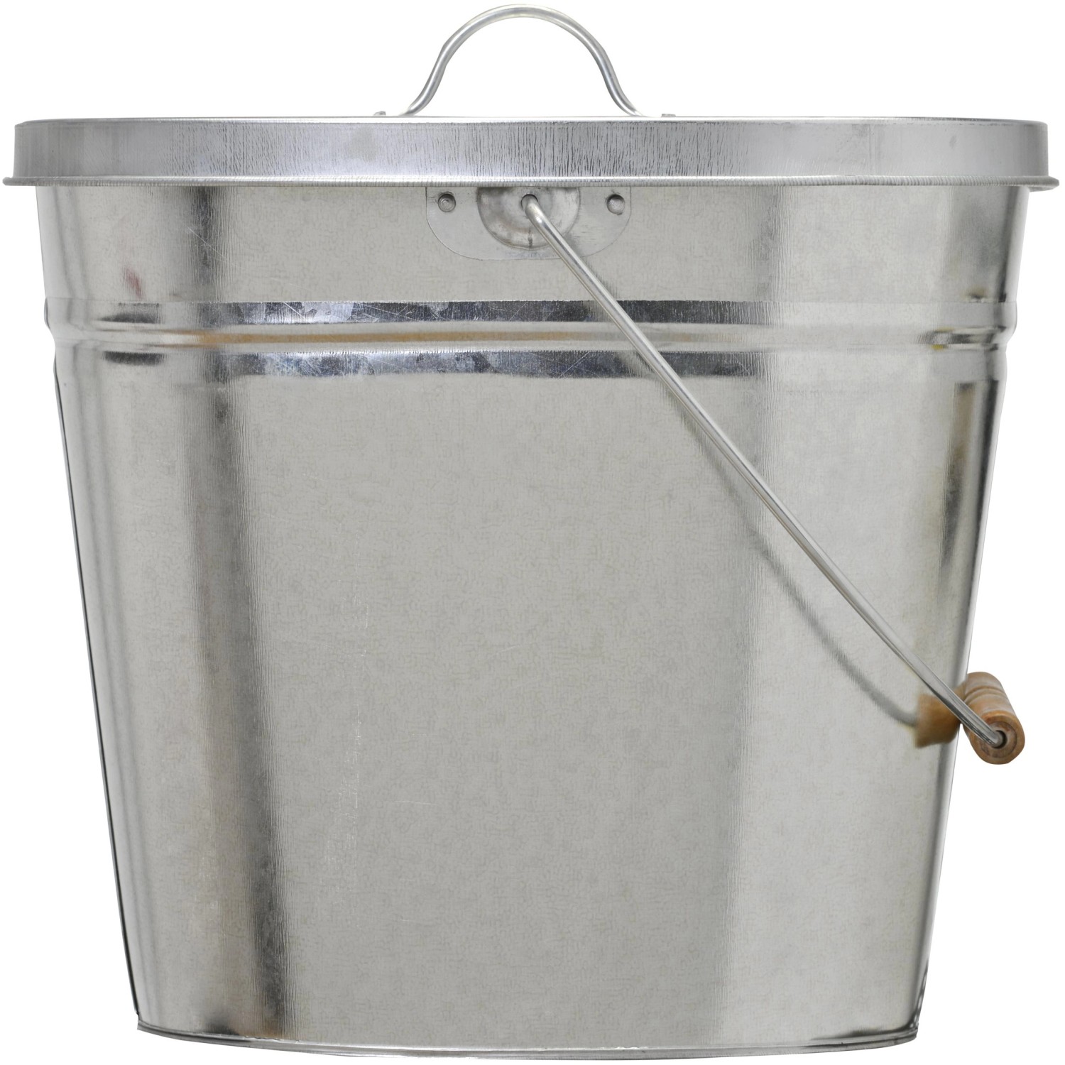 FIREFIX Mehrzweckeimer 12,5 Liter - Verzinkter Stahleimer Mit Deckel