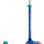 Globber Primo Lights Tretroller Kinder 120/80 mm ABEC 9 3-Rädrig Höhenverstellbar LED-Leuchtrollen Dunkelblau