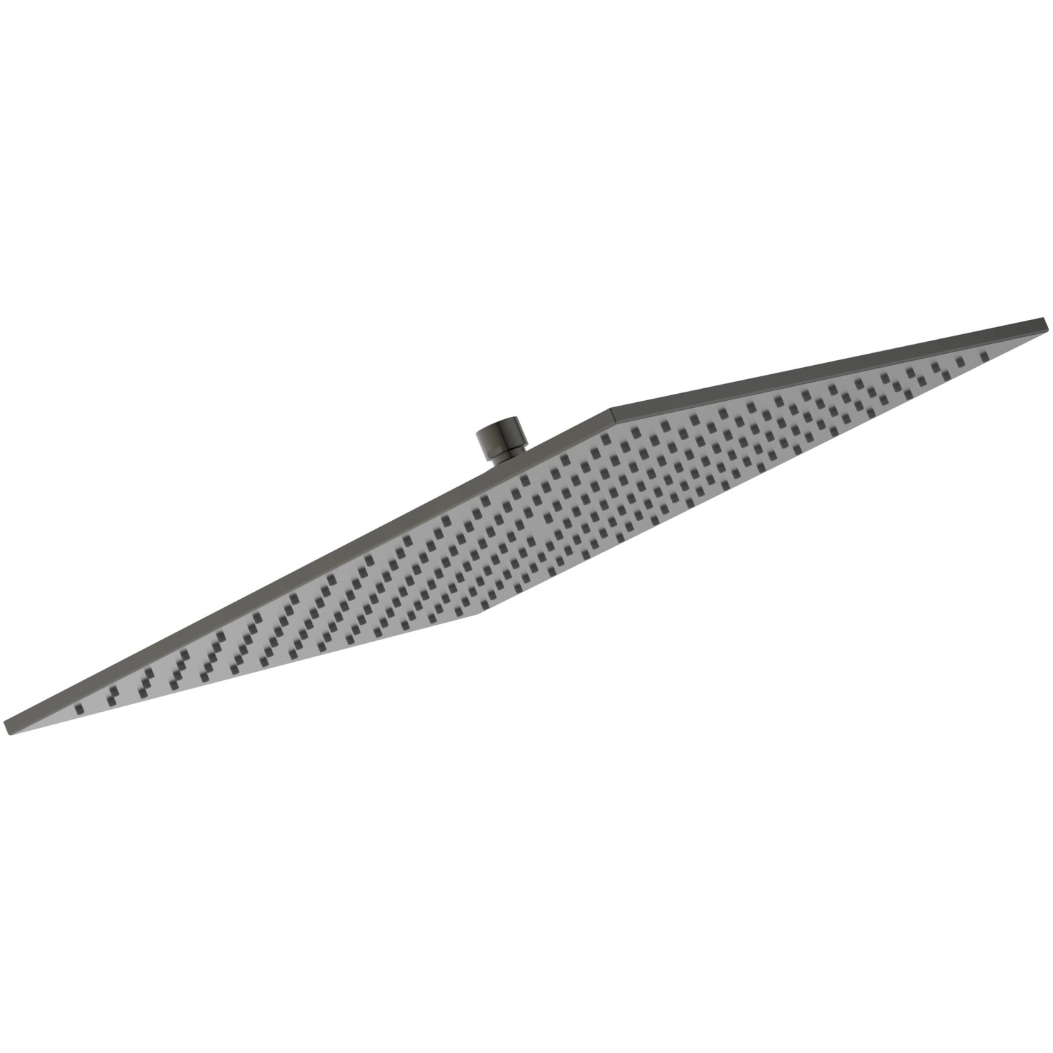 Eckige Ideal Standard Kopfbrause Idealrain Atelier in Magnetic Grey, 400x400 mm.