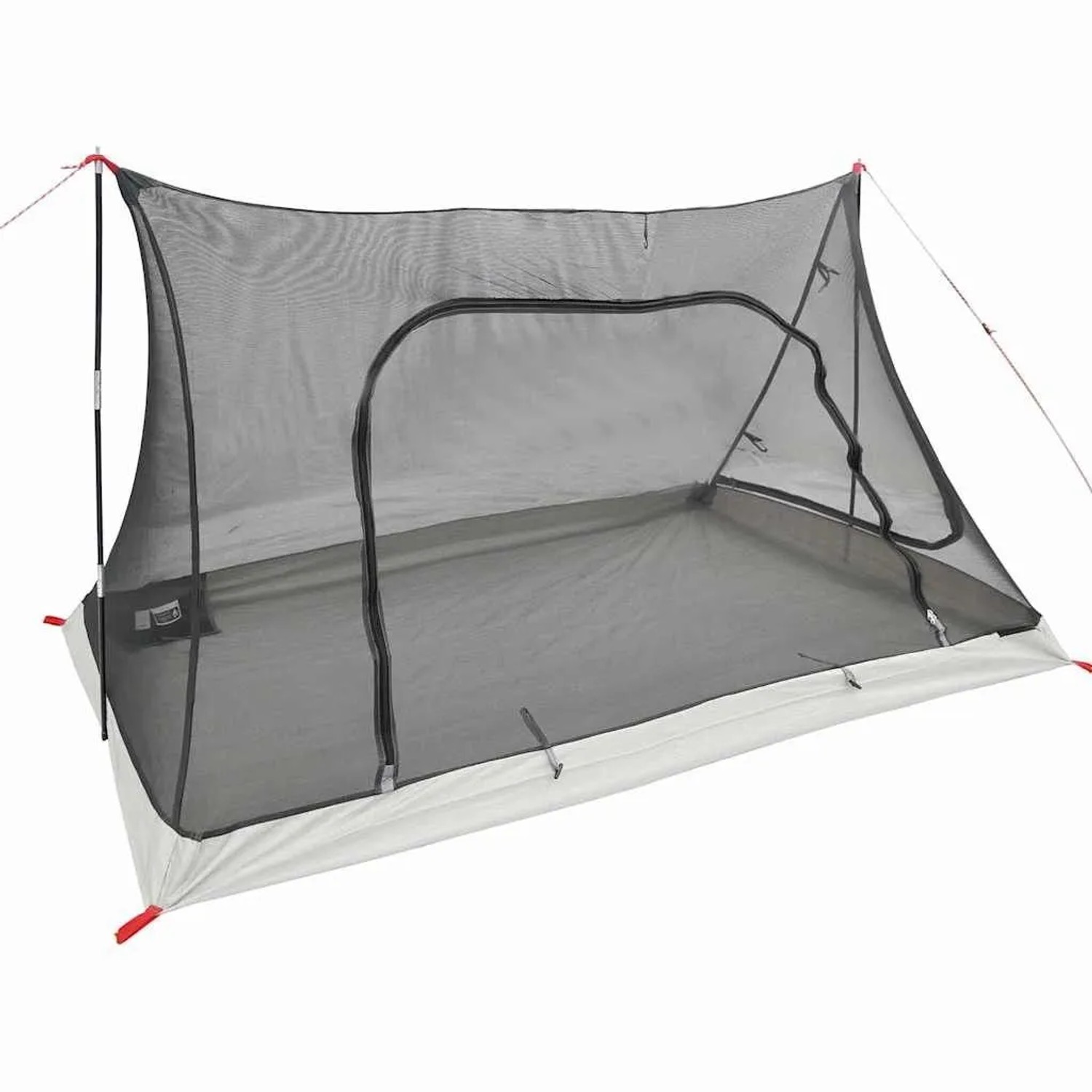 Schwarzes vidaXL Innenzelt 220x128x110cm aus Netzstoff für Camping & Outdoor.