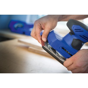 LUX Schleifstreifen K180 für Schwingschleifer, 115x280mm, zum Schleifen von Holz.