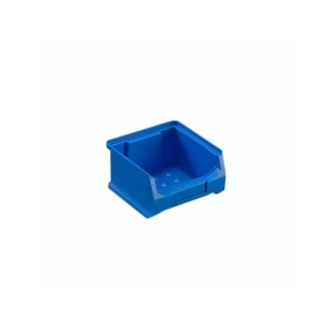 Blaue PROREGAL Sichtlagerbox, 0,4 Liter, zur Aufbewahrung im Lager oder Werkstatt.