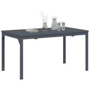 vidaXL Ausziehtisch Anthrazit 180 x 80 x 76 cm Stahl 42010362