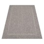 Grauer Ayyildiz In- & Outdoor-Teppich Relax, 120x170 cm, Sisaloptik, ideal für Balkon und Terrasse.