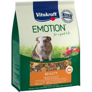 Vitakraft Emotion Beauty Selection Adult Meerschweinchenfutter 1,5kg für gesunde Haut und Fell.