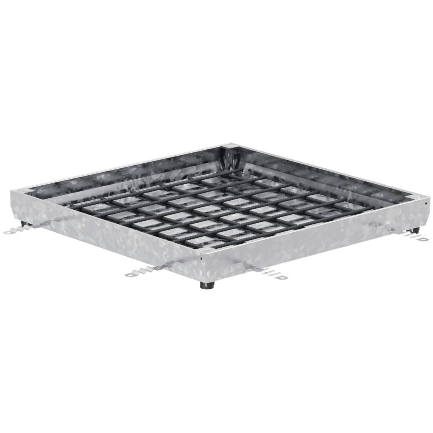 Madelyn Carter Lüftungsgitter 4x12 Zoll – Gebürstetes Nickel, Stahl, Mit Dämpfer, Für Wand/Boden