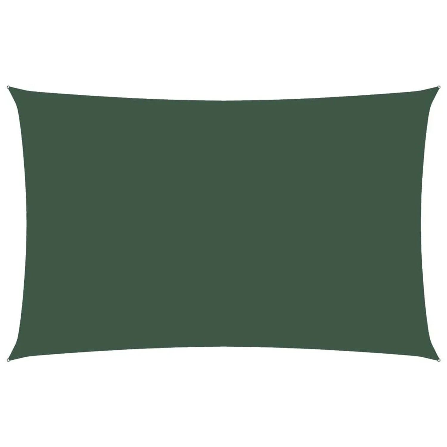 Furnicato Sonnensegel Oxford-gewebe Rechteckig 25x5 M Dunkelgrün