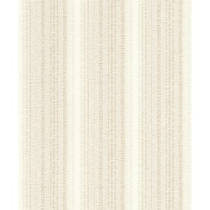 Rasch Vliestapete Tapetenwechsel II, 652116, mit Streifen in Hellbeige und Weiß.