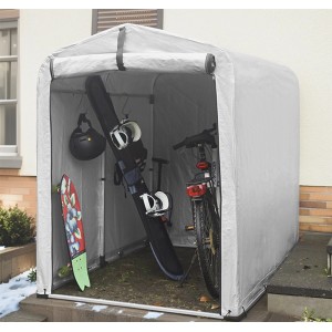 SoBuy Fahrradgarage Foliengerätehaus Gartenschuppen Pavillon Foliengarage KLS11