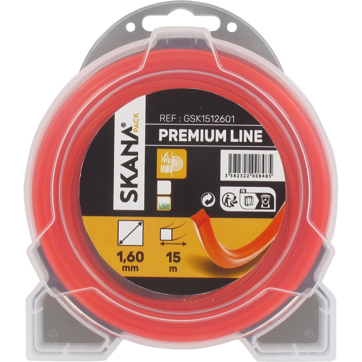 Skana Premium-Mähfaden 4-Kant Ø 1,6 mm x 15 m günstig online kaufen