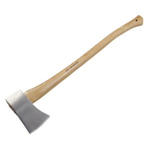 LUX Yankee Axt Professional, 80 cm, 1,6 kg mit poliertem Axtkopf und Hickorystiel.