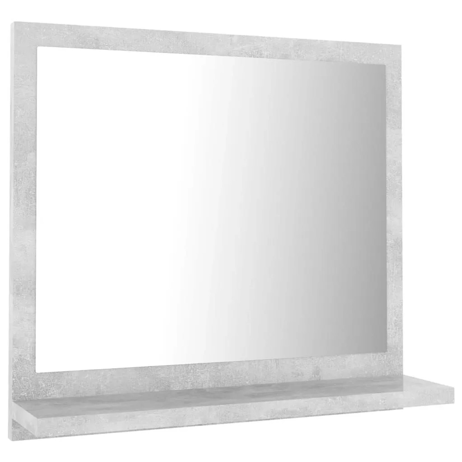 vidaXL Badspiegel Betongrau 40x10,5x37 cm Holzwerkstoff 804557